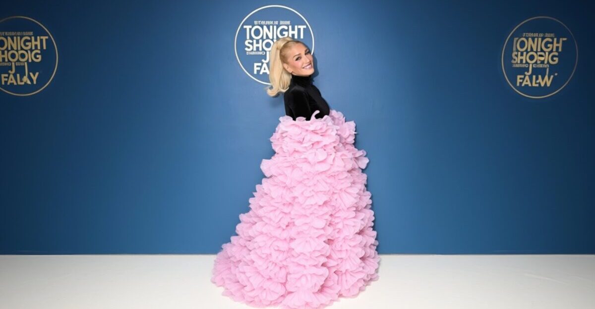 Gwen Stefani aduce un nou trend pantaloni scurți Adidas peste dresuri plasă