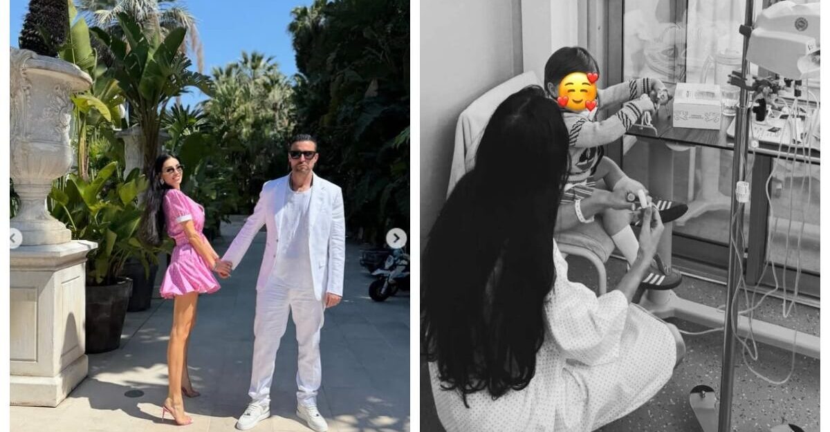 Andreea Sasu, internata de 5 zile. Philipp Plein a publicat imagini de pe patul de spital