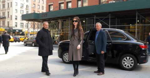 Anne Hathaway șochează cu o pereche de pantaloni complet transparenți Dolce & Gabbana