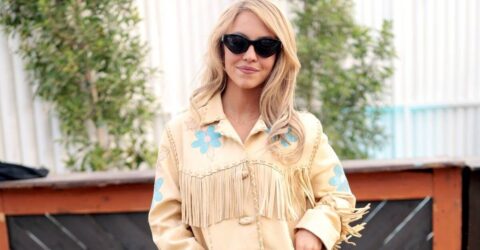 Sydney Sweeney a încins atmosfera la Stagecoach într-o fustă transparentă Syrn