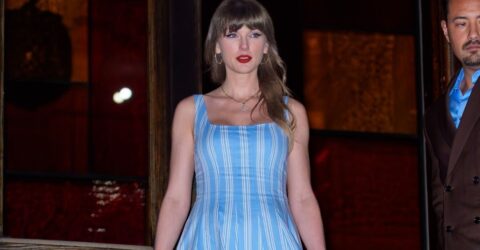 Rochia de 325 de dolari a lui Taylor Swift este susținută de doar 2 bretele