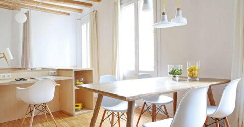 Un apartament de 60 mp din Barcelona arată cum aduci vara în casă