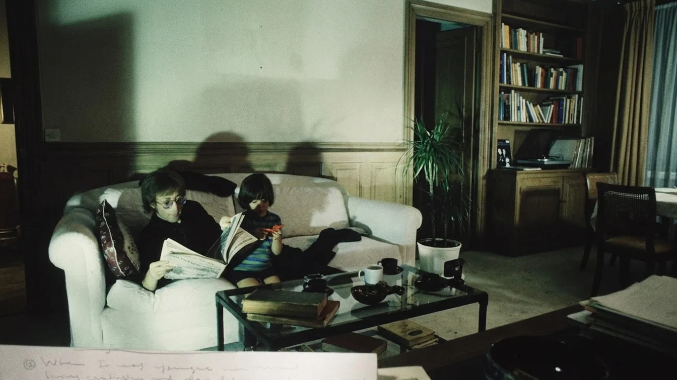 John Lennon and Sean Ono Lennon