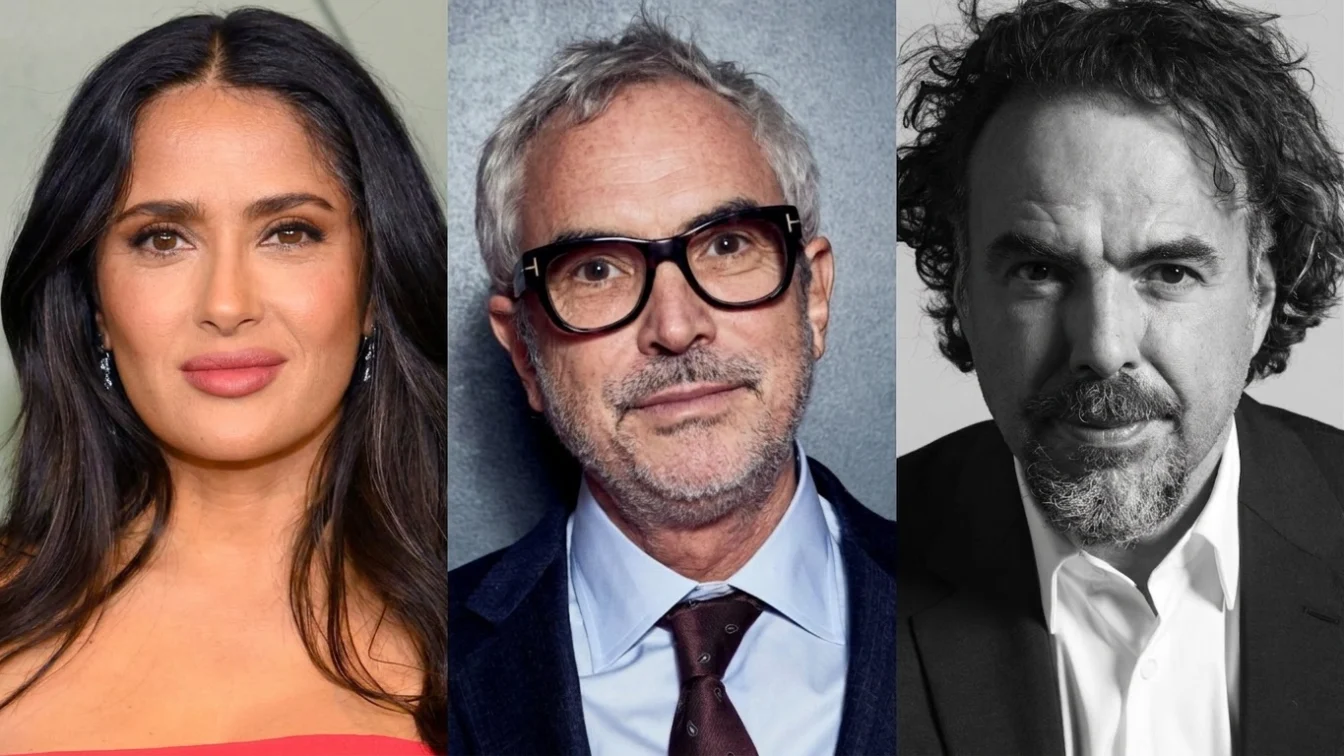 Salma Hayek Pinault, Alfonso Cuarón, Alejandro González Iñárritu.