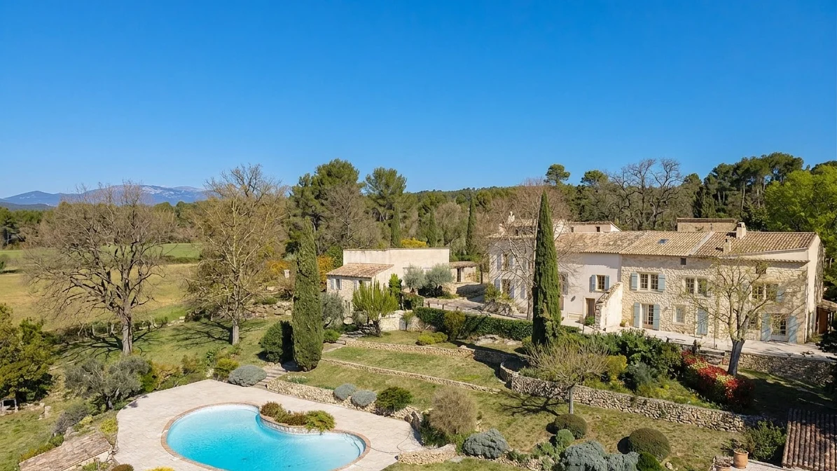 A view of Chateau de Berne’s new villa, La Clapière, in France. It’s set to open in summer 2026.