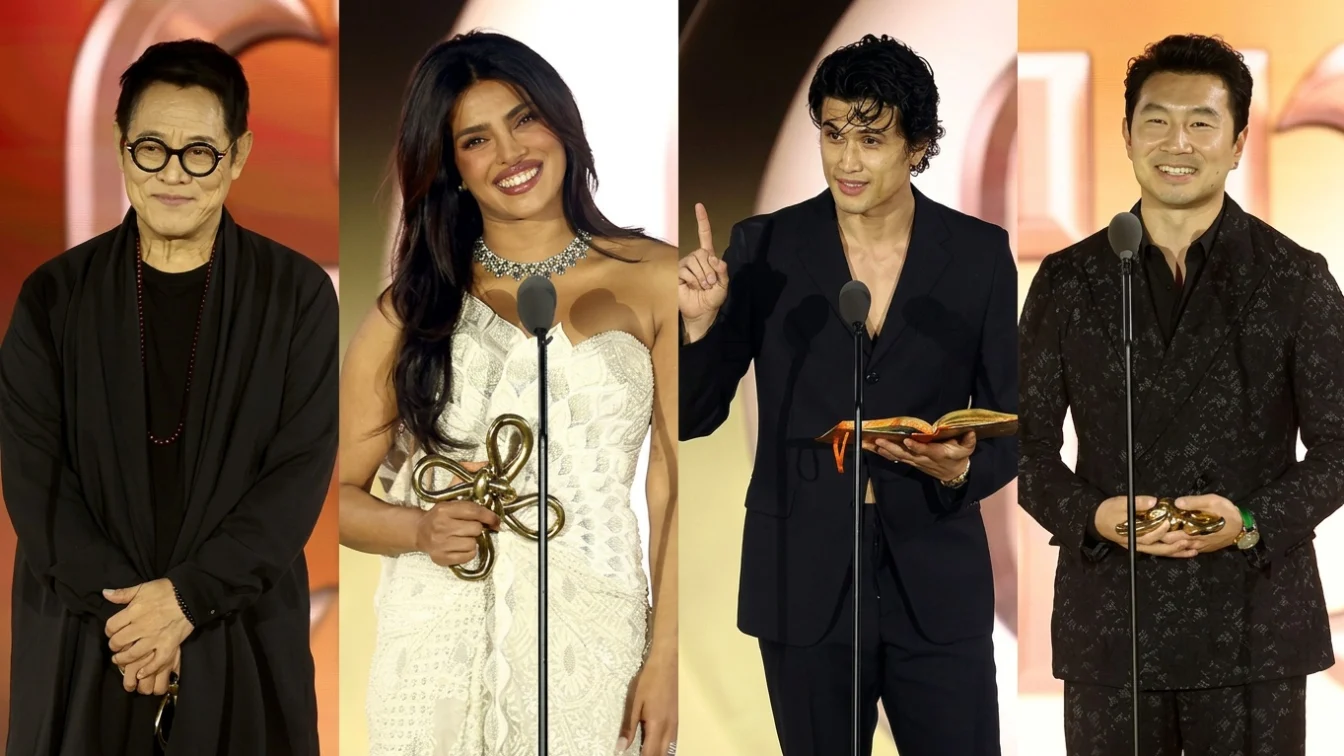 Jet Li, Priyanka Chopra Jonas, Charles Melton and Simu Liu