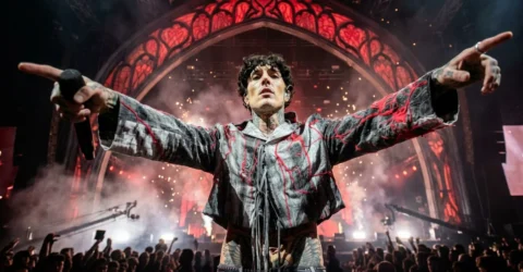Oli Sykes a suferit o comotie cerebrala la concert. Solistul a fost lovit in cap cu un telefon