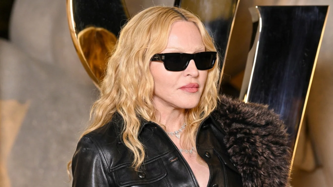 Madonna photographed Monday, Sept. 29 2025 at Paris Fashion Week.
