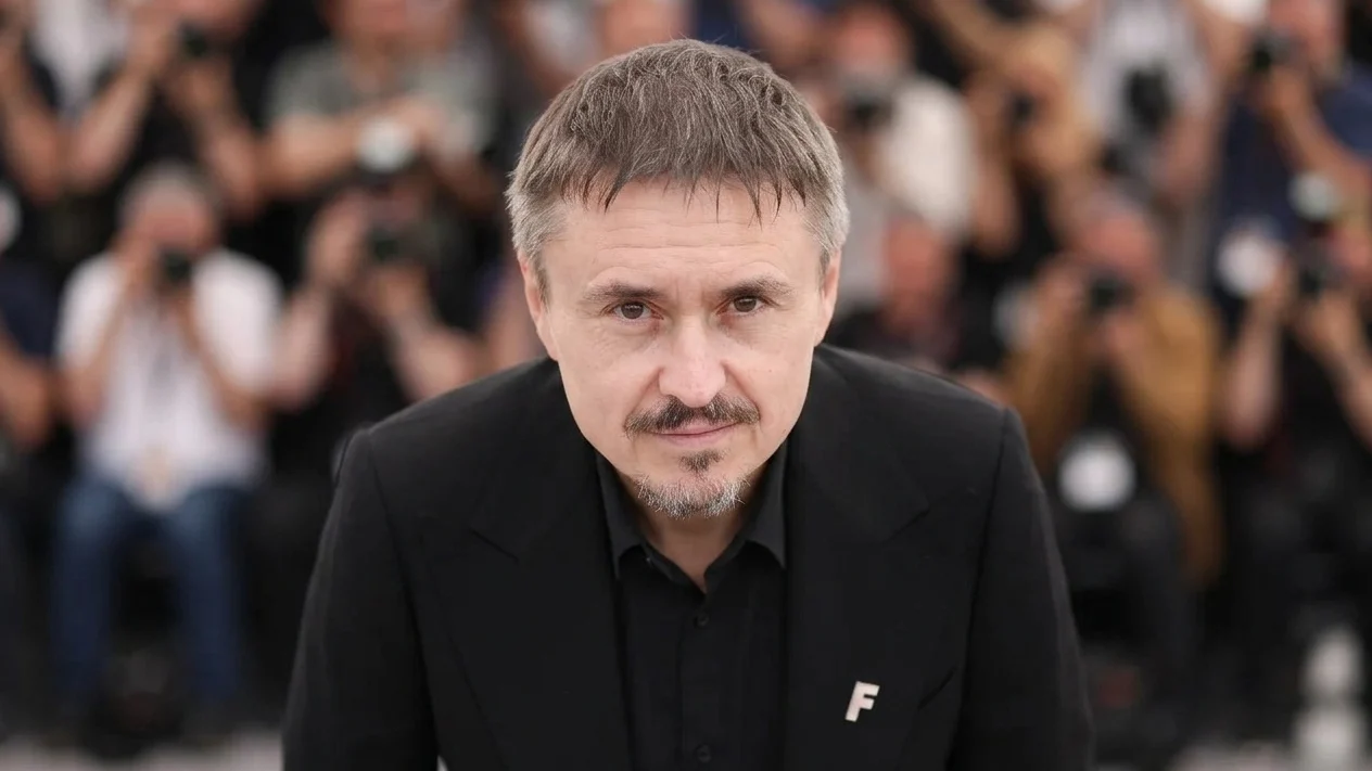 Cristian Mungiu at the 'Fjord' photocall in Cannes.
