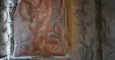 La castelul Teleki, restauratorii au descoperit o cameră secretă, pictată