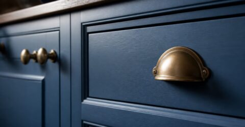 Apartment Therapy a blocat articolul despre o bucătărie cu dulapuri albastre