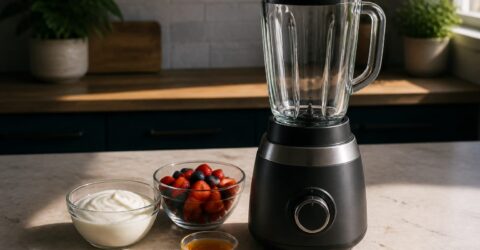 3 ingrediente și un blender. Desertul rece pe care îl poți face instant când apare pofta de dulce