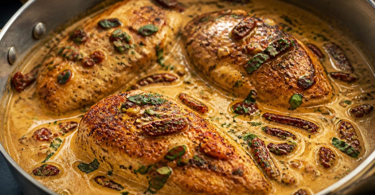 Marry Me Chicken, rețeta virală pe care vrei s-o încerci. Are sos cremos și se face surprinzător de ușor