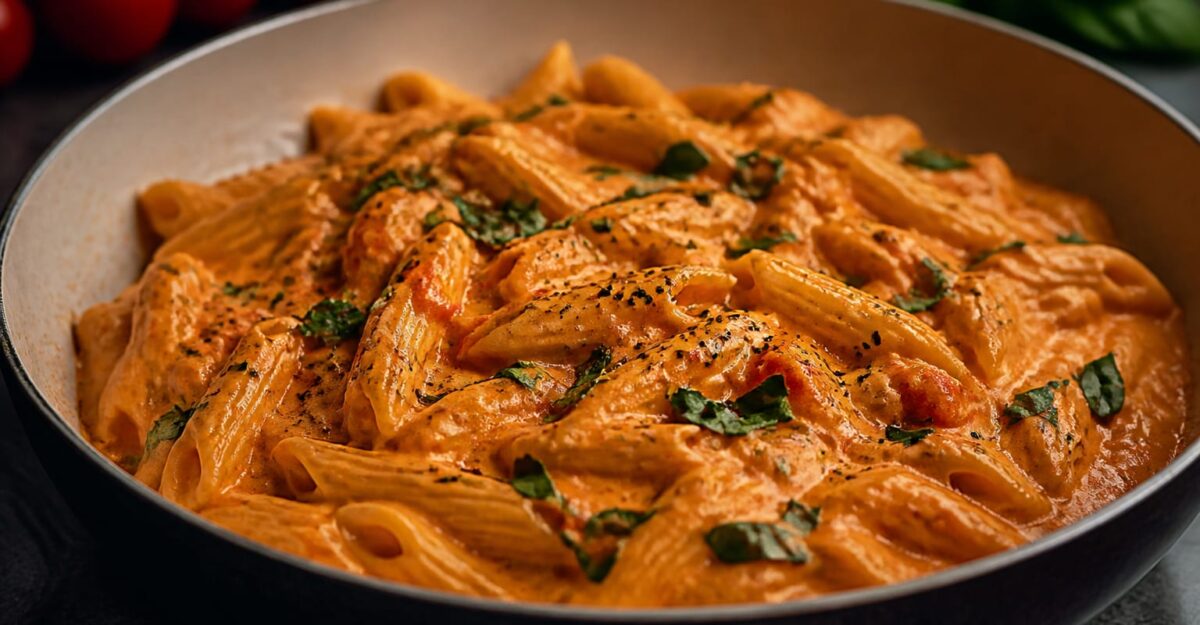 Pasta Alla Vodka, gata în 30 de minute. Cum obții un sos catifelat, cu gust de restaurant, din ingrediente simple
