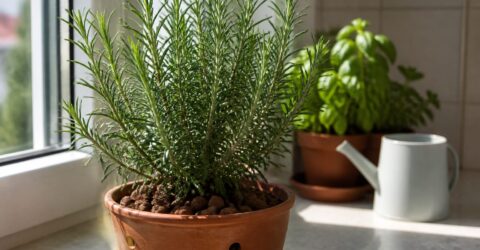 Rozmarinul are nevoie de 6 ore de soare pe zi pentru a rezista. Află cum să salvezi plantele aromatice din bucătărie
