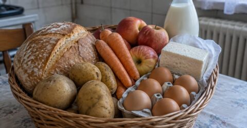 Cum îți planifici bugetul alimentar pornind de la un coș orientativ de 1.960 de lei pe lună pentru patru